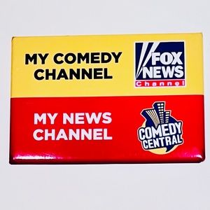 Refrigerator Magnet Funny Fox News, Comedy Central. Political satire 2” x 3”